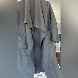 Stylish Black Draped Jacket